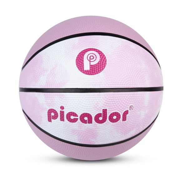 Pelota de baloncesto PP PICADOR tamaño 3 56 cm de goma rosa mini