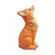 thumbnail image 1 of Figura De Zorro De Resina, Modelo De Animal, Adorno Para Manualidades, Figura De Animal Del Bosque Mirando Hacia Arriba, Naranja, 1 of 5