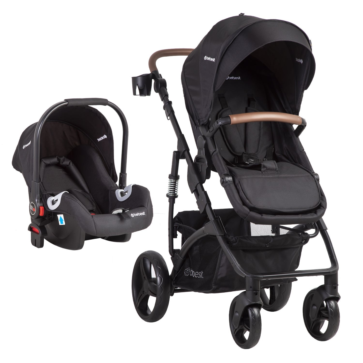 Bebesit - Coche Cuna Travel System Quest Lx Negro