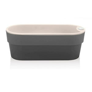 Ou - Macetero Huerta Auto Riego Gris 1,75 Lt