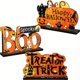 thumbnail image 1 of 3Pcs/Set Halloween Table Decorations, Pumpkin Table Centerpieces Boo Sign Wooden Candy Day For Halloween Party Dinner Coffee Room Table Topper Tier Tray Decor,room Decor, 1 of 4