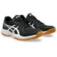 thumbnail image 2 of Zapatillas de interior ASICS Upcourt 6 para mujer, talla 7, negro/blanco, 2 of 9