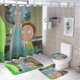 thumbnail image 1 of Juego de Cortina de Baño y Alfombras Desmarcar Rick y Morty 4 Piezas, 1 of 6