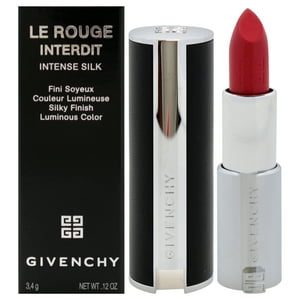 Lápiz Labial Le Rouge Interdit Intense Silk - 223 Rose Irresistible De Givenchy Para Mujer - Lápiz Labial De 0,12 Oz (Recargable)