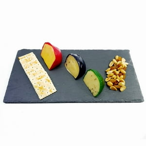 Homewell - Tabla Cocktail Rectangular Piedra Pizarra 30X15Cm