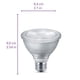 thumbnail image 2 of Bombilla PHILIPS Ultra Definition 75 W (equivalente) PAR30 3000 K, paquete de 2, 2 of 7