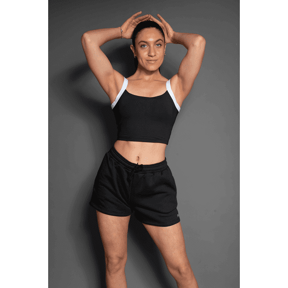 Tank Top Negro espalda baja