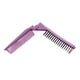 thumbnail image 4 of Cepillo De Peine Plegable Para El Cabello Mini Peine De Bolsillo De Doble Cabeza Para Salón Púrpura, 4 of 5