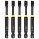 thumbnail image 1 of Uxcell 5pcs SL6 Puntas de Destornillador de Impacto Ranuradas 1/4" Vástago Hexagonal 3" de Largo Punta Magnética, 1 of 7