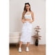 thumbnail image 2 of Falda Larga Mujer Cargo Tiro Alto Jeans Full Elasticada 6018, 2 of 4