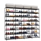 thumbnail image 2 of Estante para zapatos SMILHELTD, grande, 8 niveles, 64 pares, con altura personalizable, 2 of 7