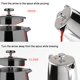 thumbnail image 3 of Cafetera de prensa francesa Secura 1500 ml de acero inoxidable 304, 3 of 5