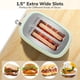 thumbnail image 4 of Toaster Keenstone, juego retro de 6 pantallas de acero inoxidable, 2 rebanadas, 4 of 6