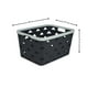 thumbnail image 2 of Canasto Organizador Plastico Multiusos Rattan 21 Litros - Gris Oscuro, 2 of 4