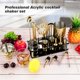 thumbnail image 4 of Set de Herramientas para Bar KINGROW 23 Piezas Kit de Coctelera Dorado, 4 of 7