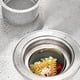 thumbnail image 4 of Colador de fregadero de cocina, paquete de 3, cesta coladora con asa, 6,8 cm de diámetro, acero inoxidable, resistente a la corrosión, 4 of 5