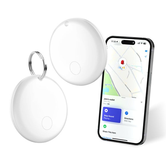 Etiquetas Localizadoras Air Tracker Eelexa Paquete de 2 Bluetooth para iOS