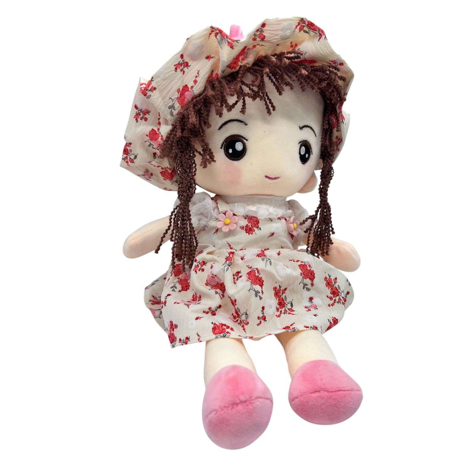 Oem - Muñeca De Trapo De Peluche Tierno Suave Rosas 45cm