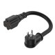 thumbnail image 1 of Adaptador de enchufe ADCAUDX 12AWG 90° 15A a 20A 30 cm, 1 of 8