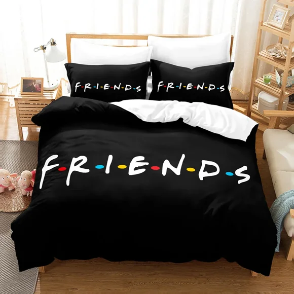 Friends TV Movie Bedding Set Duvet Cover Sets Pillowcase Double Twin Full Size For Bedroom Decor Bed Sheets