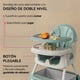 thumbnail image 3 of Silla Bebé alta para comer 2 en 1 Ajustable portátil GlowUp, 3 of 8