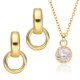 thumbnail image 1 of Uxcell 2 Piezas de Anillas para Hacer Joyas, Conector de Anilla de Colgante de 12.5mm Doble Anilla para Pulseras, Collares, Colgantes, Encanto Colgante, Manualidades DIY, Oro, 1 of 6