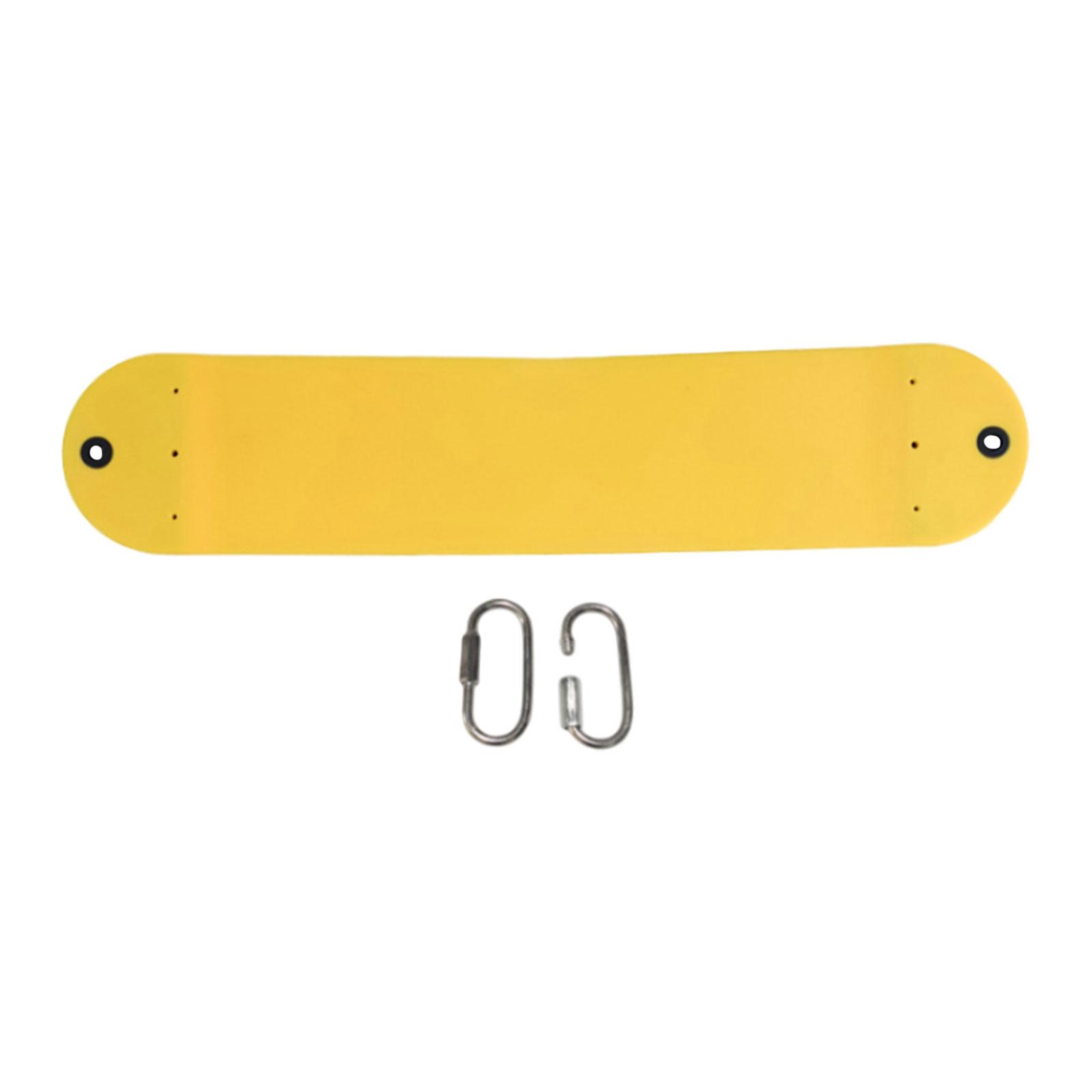 Bothyi - Heavy Duty Kids Swing Set Swing Chair Durable Para Jardín Al Aire Libre Adultos Yellow Snap Hook