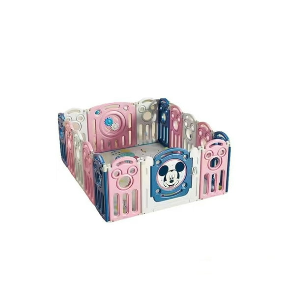 Corral 1.26*1.5m Rosado Con Alfombra Lubabycas