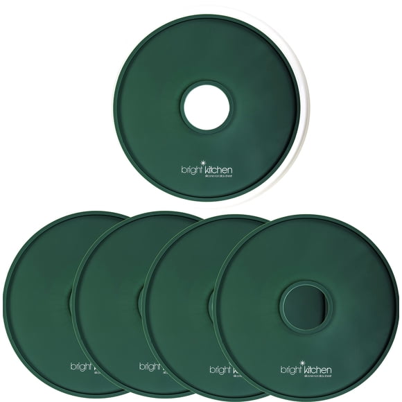 Láminas de silicona para deshidratador Bright Kitchen 32 cm, paquete de 4