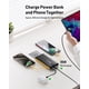 thumbnail image 4 of Cargador portátil Power Bank VEEKTOMX de 10000 mAh con cables, color verde, 4 of 7