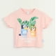 thumbnail image 1 of Polera Manga Corta Niña Damasco Palmeras Bluey, 1 of 4