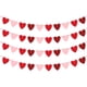 thumbnail image 1 of 4 Piezas DIY Pancartas Del Día De San Valentín Guirnalda De Corazones De Fieltro Decoraciones Románticas Rosa Rojo, 1 of 2