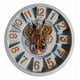 thumbnail image 1 of Reloj Mural Vintage Con Engranajes Agujas 3d Números Dorados, 1 of 7