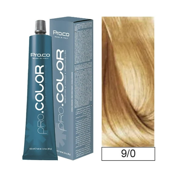 Tintura Permanente Pro.color 9/0 100ml + Oxidante
