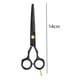 thumbnail image 2 of Juego de tijeras para cortar el cabello de 5,5 pulgadas, tijeras para entresacar y texturizar el cabello para peluquería o uso doméstico., 2 of 5