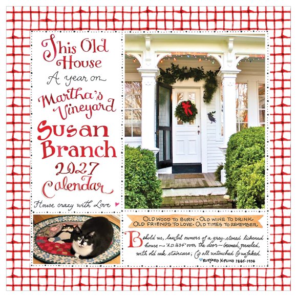 Calendario de pared TF Publishing 30 cm Susan Branch 2027