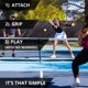 thumbnail image 4 of GRIPFIXER Pickleball | Asegura el Agarre Correcto | El Mejor Equipo de Entrenamiento y Ayuda Didáctica | Innovación Danesa | Pequeño-Derecho, 4 of 6