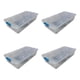 thumbnail image 1 of Pack 4 Caja Organizadora 36lts Wenco C/ Ruedas 77x39x16cm Transparente 36l Wenbox, 1 of 5