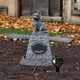 thumbnail image 5 of Placa conmemorativa Lápida de cementerio Poste de jardín conmemorativo negro Patio al aire libre Cementerio de simpatía Decoración de cementerio impermeable, corazón, 5 of 5