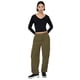 thumbnail image 1 of Pantalón Mujer Parachute Cargo Ajustable Verde Corona, 1 of 5