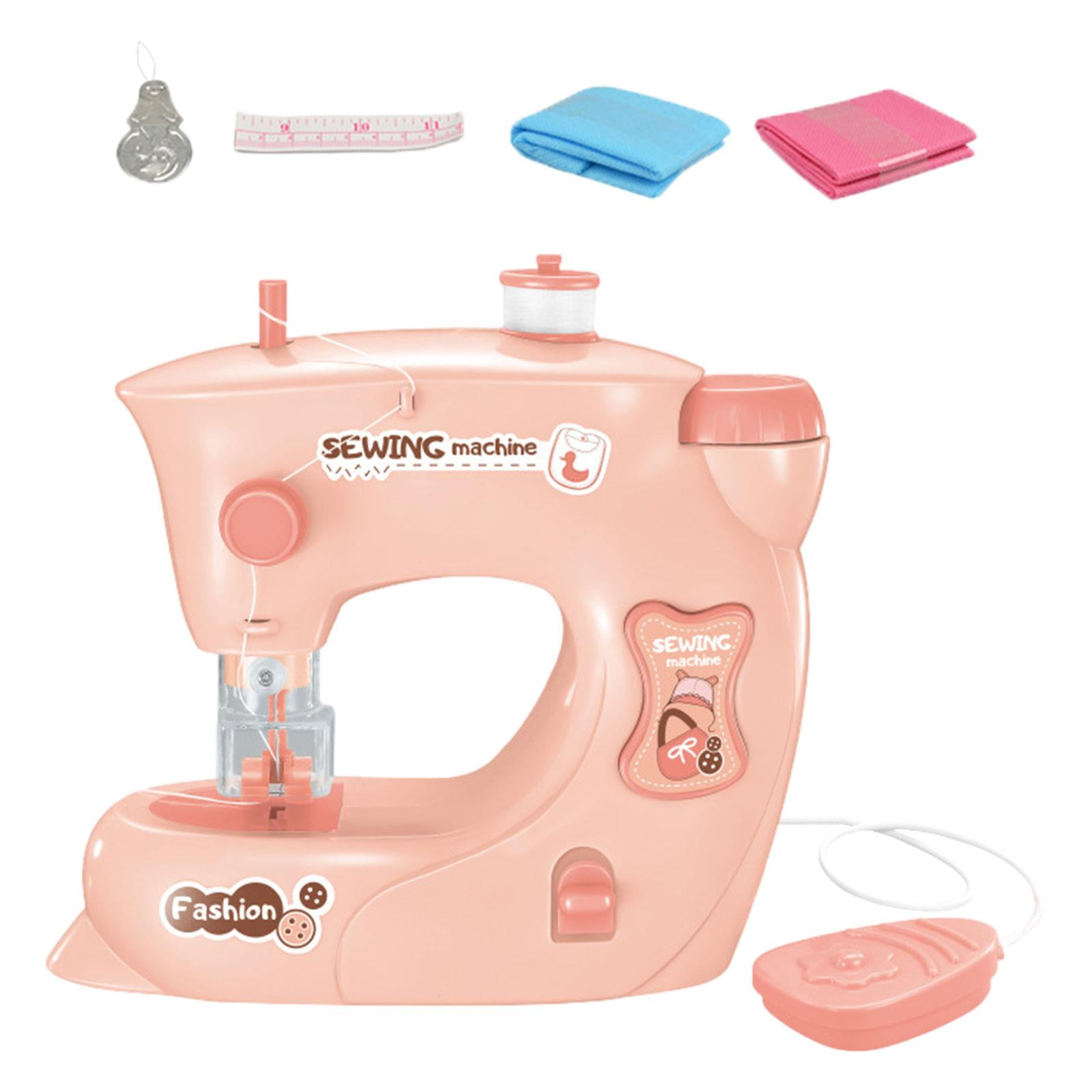 Bothyi - Máquina De Coser Portátil Para Niños, Educativo, Interesante Para El Hogar, Rosa