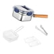 thumbnail image 5 of Mini freidora, olla cuadrada para cocinar, sartén multiusos para camping con cesta, freidora de acero inoxidable para caldo, pescado y patatas fritas Tapa azul, 5 of 5