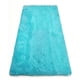 thumbnail image 1 of Alfombra Textura Peluda 180x200 Color Turquesa3, 1 of 4