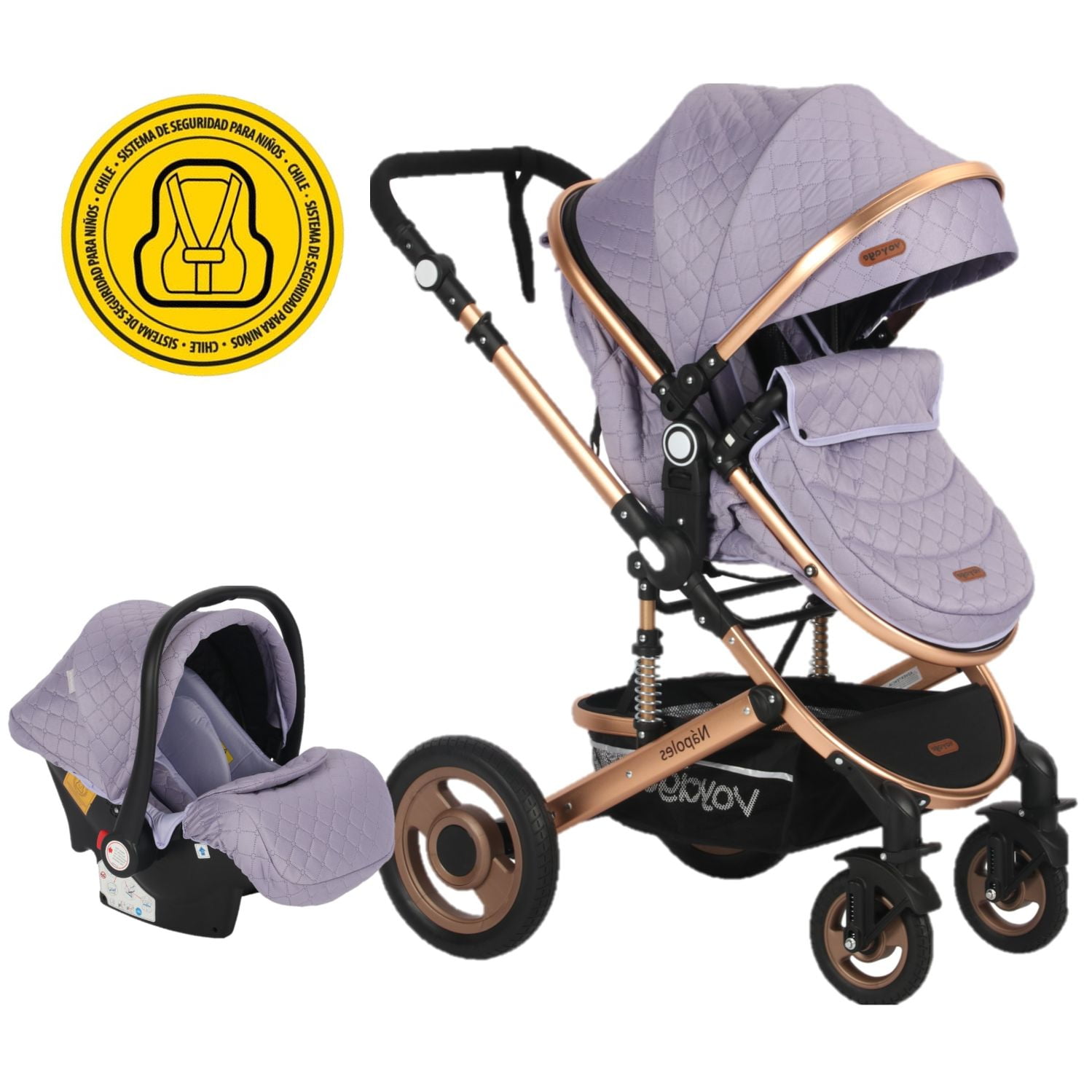Voyage - Coche Travel System Napoles Purple