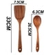 thumbnail image 2 of Utensilios de cocina de madera de teca para cocinar, antiadherentes, naturales y saludables, juego de 2 piezas, 2 of 5