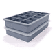 thumbnail image 1 of 2 cubetas silicona cubetera silicona cubetas hielo c/tapa 15 negro, 1 of 3