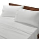 thumbnail image 2 of Sets de Sábanas Bedsure White King 4 piezas Soft 1800 King Size, 2 of 2