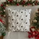 thumbnail image 2 of Cubiertas De Almohada De Navidad 18x18 Pulgadas Conjunto De 2 Decoraciones De Navidad Suave Peluche Piel Lana Blanca Árbol De Navidad Tirar Fundas De Almohada Decoración De Vacaciones De Inv, 2 of 3