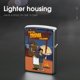 thumbnail image 4 of Isla Del Drama theme Copper Metal Lighter Shell Premium Replacement Refillable Lighter Case With Durable Metal Construction Compatible With Zippo And Most Standard Lighter Models, 4 of 6