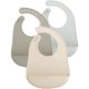 thumbnail image 1 of Baberos PandaEar de silicona impermeables, 3 unidades, 1 of 3